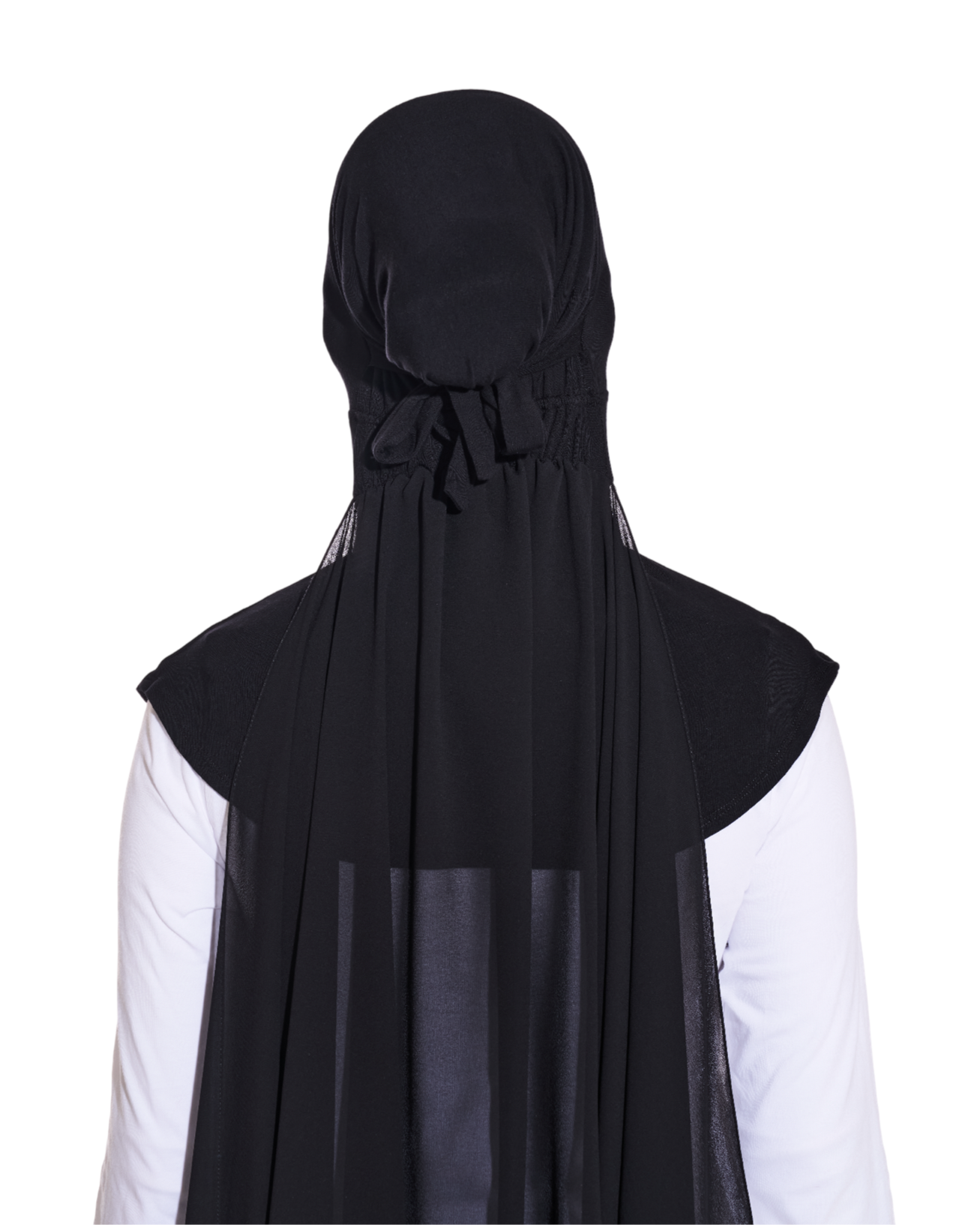 Amara Chiffon Plain (Black)