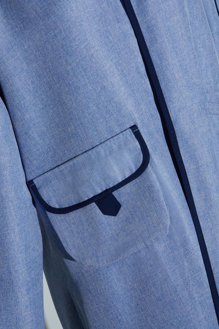 Pocket Abaya (Blue)