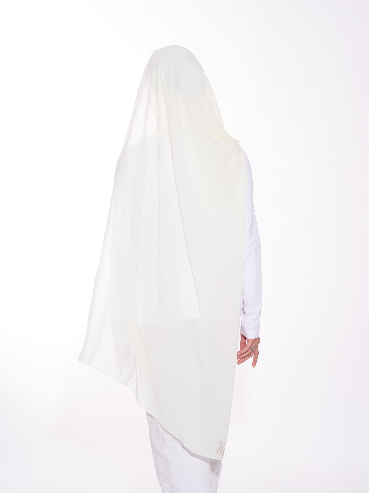 Alaia Chiffon Plain (Ivory)