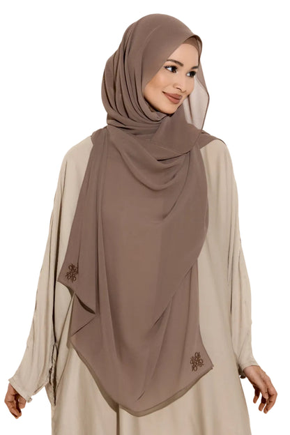Amara Plain Chiffon (Etoupe)