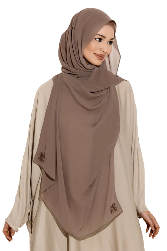 Amara Plain Chiffon (Etoupe)