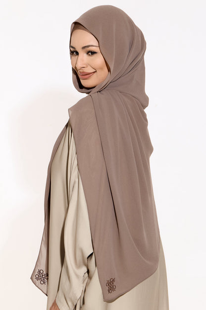 Amara Plain Chiffon (Etoupe)