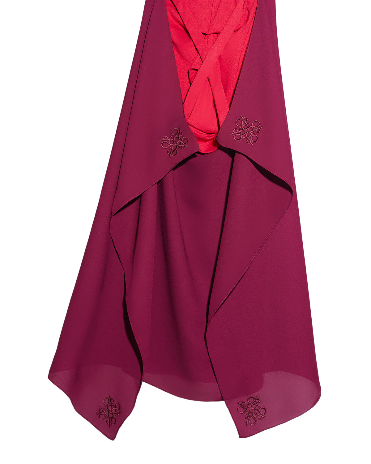 Alaia Chiffon Plain (Maroon)