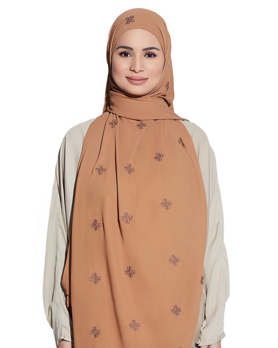 Alaia Logo Embroidery (Brown)