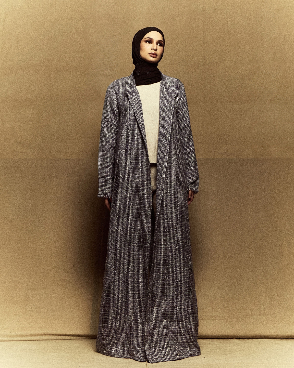 Jordan Tweed Abaya (Blue)