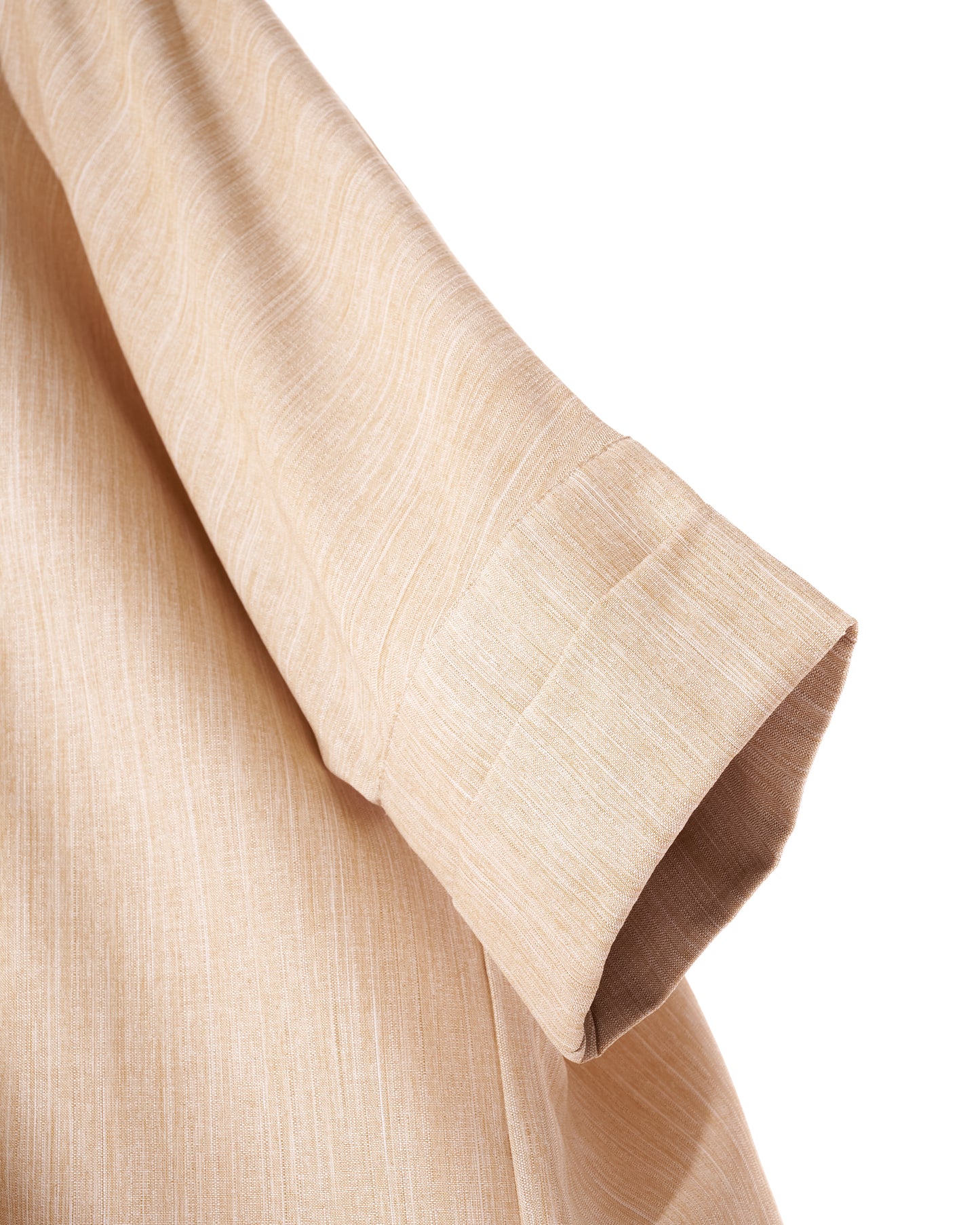 Plain Linen Abaya (Beige)