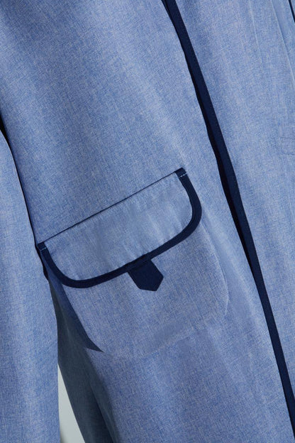 Pocket Abaya (Blue)