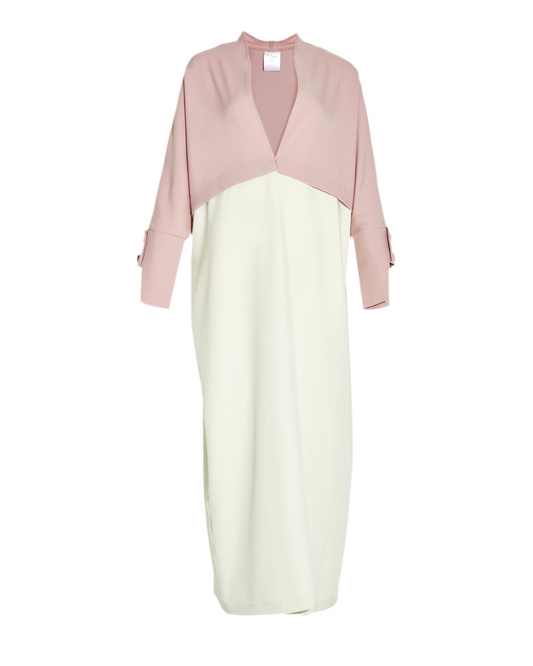 Dual Tone Abaya (Pink)