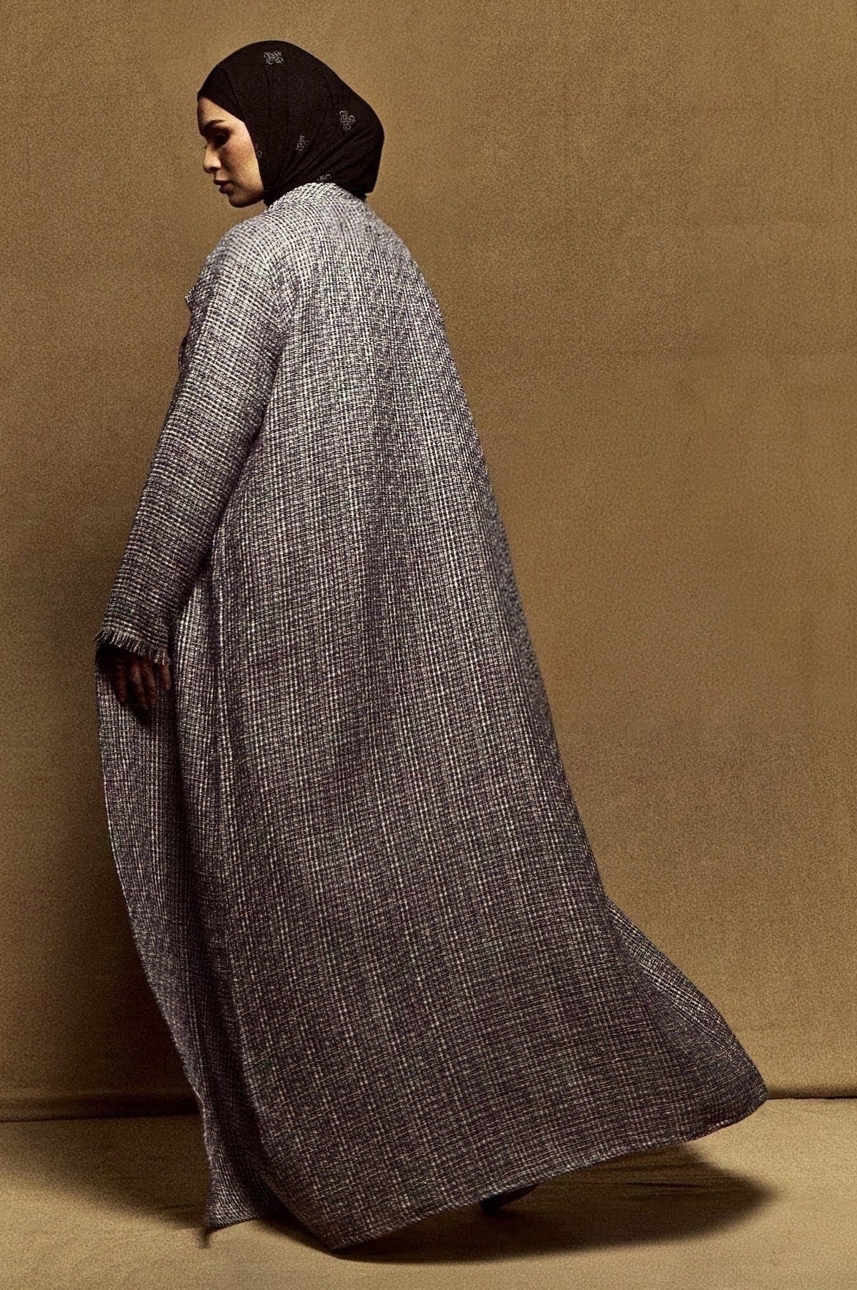 Jordan Tweed Abaya (Blue)