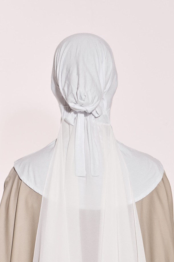 Amara Plain Chiffon (Off White)