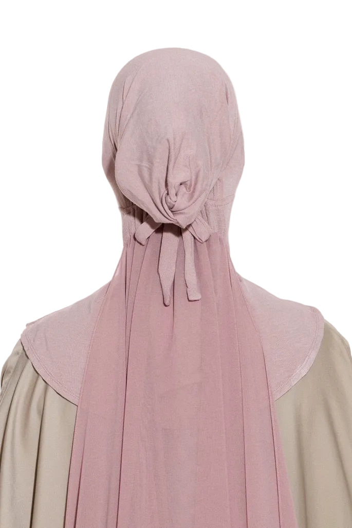 Amara Plain Chiffon (Dusty Pink)