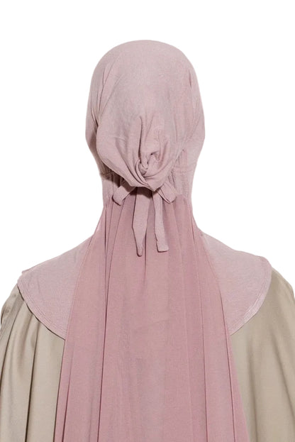 Amara Plain Chiffon (Dusty Pink)