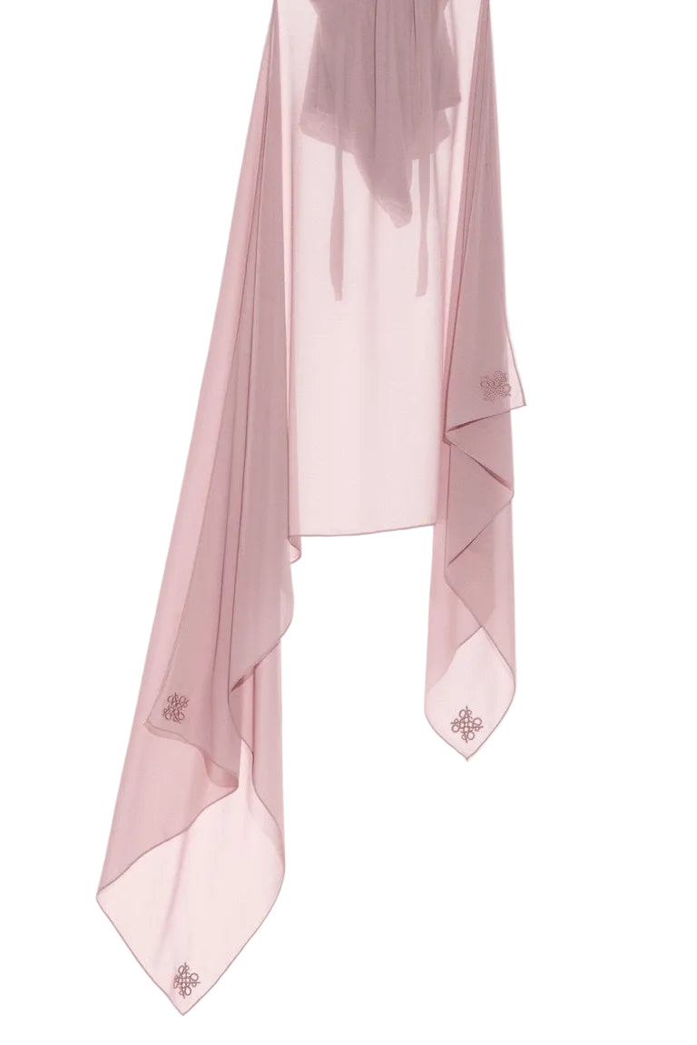 Amara Plain Chiffon (Dusty Pink)