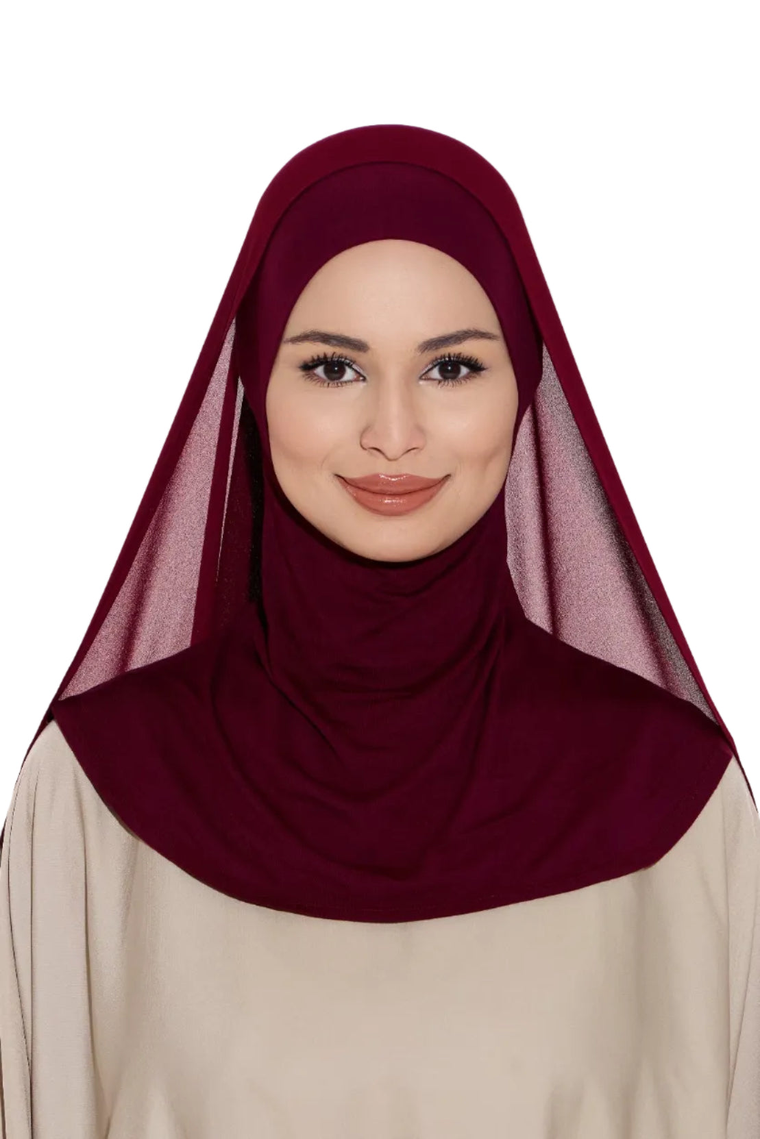 Amara Plain Chiffon (Burgundy)