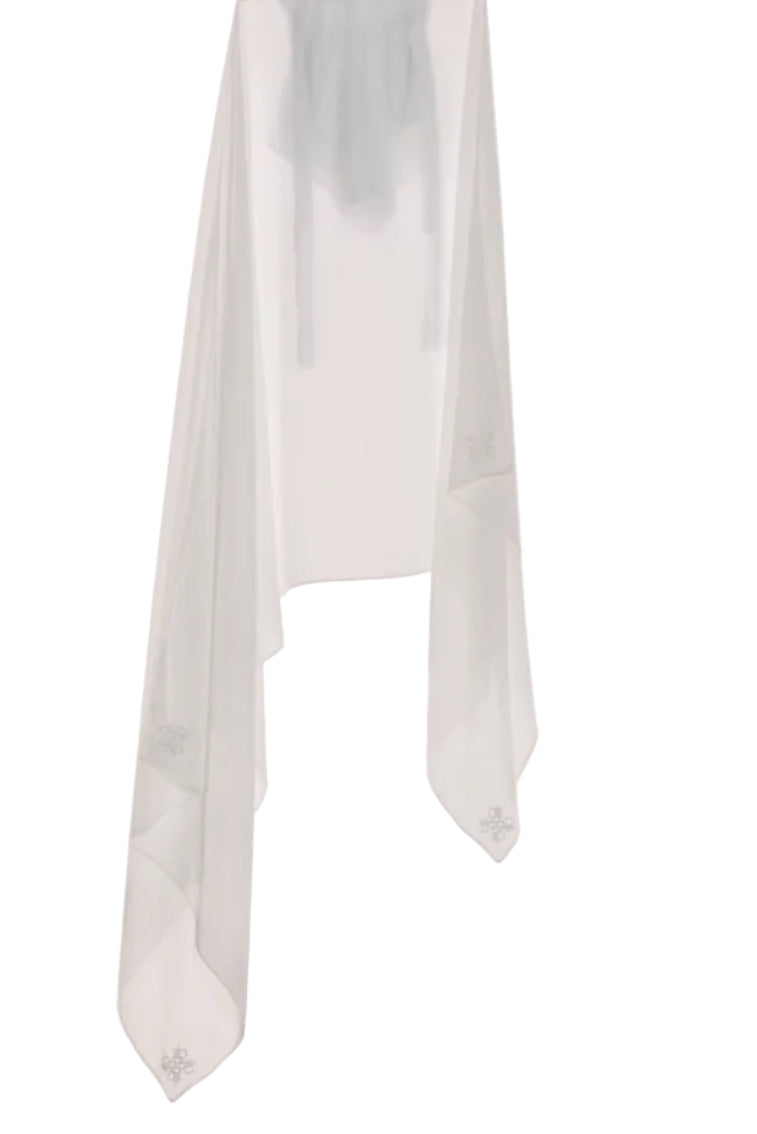 Amara Plain Chiffon (Off White)