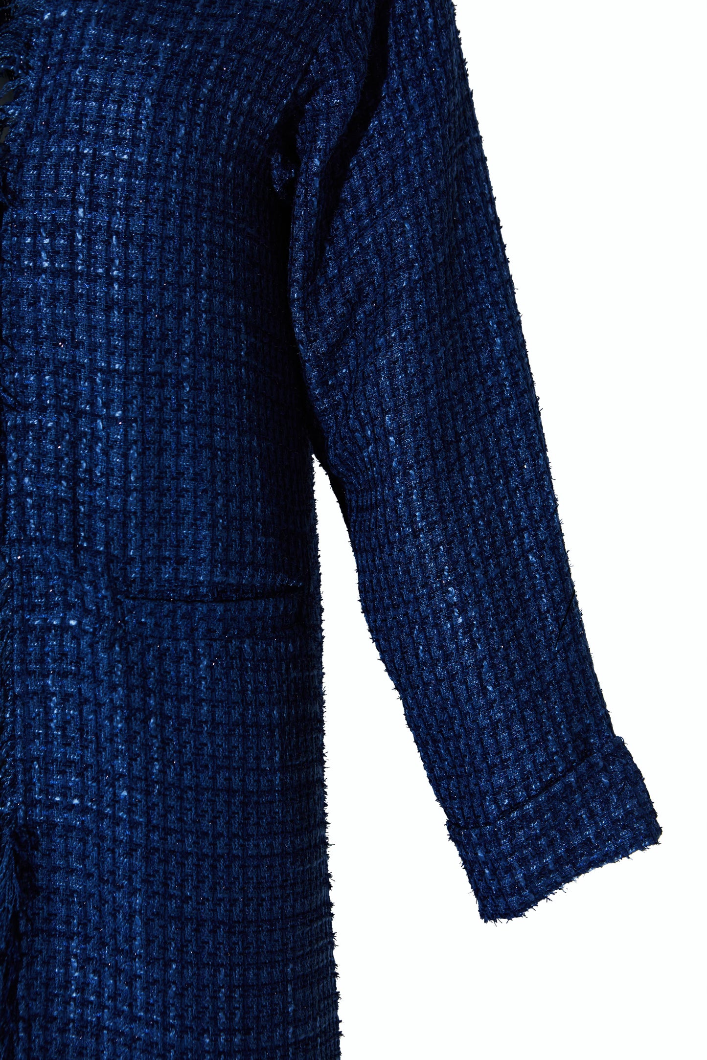 Tweed Abaya (Blue)