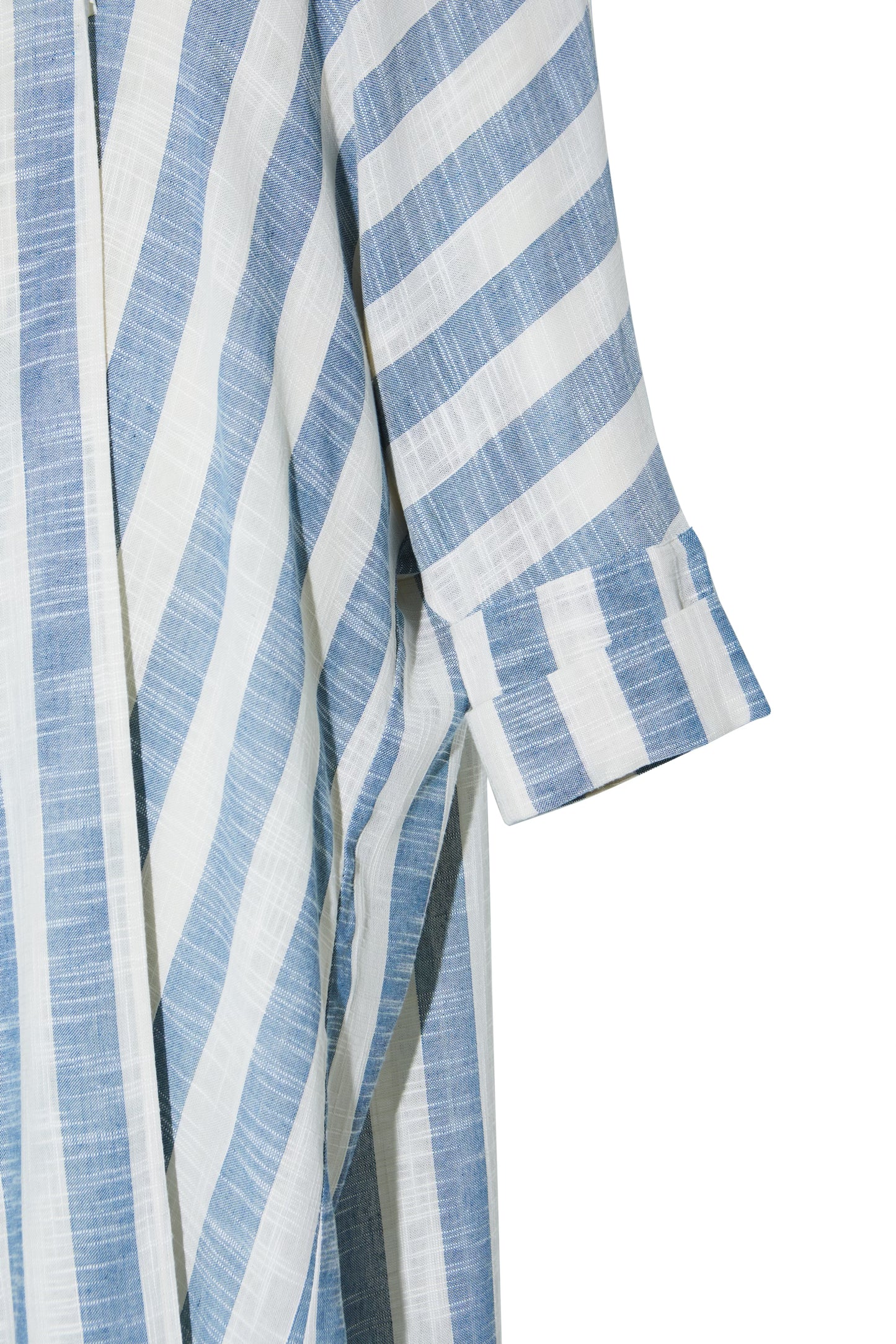 Linen Stripes Abaya (Blue)