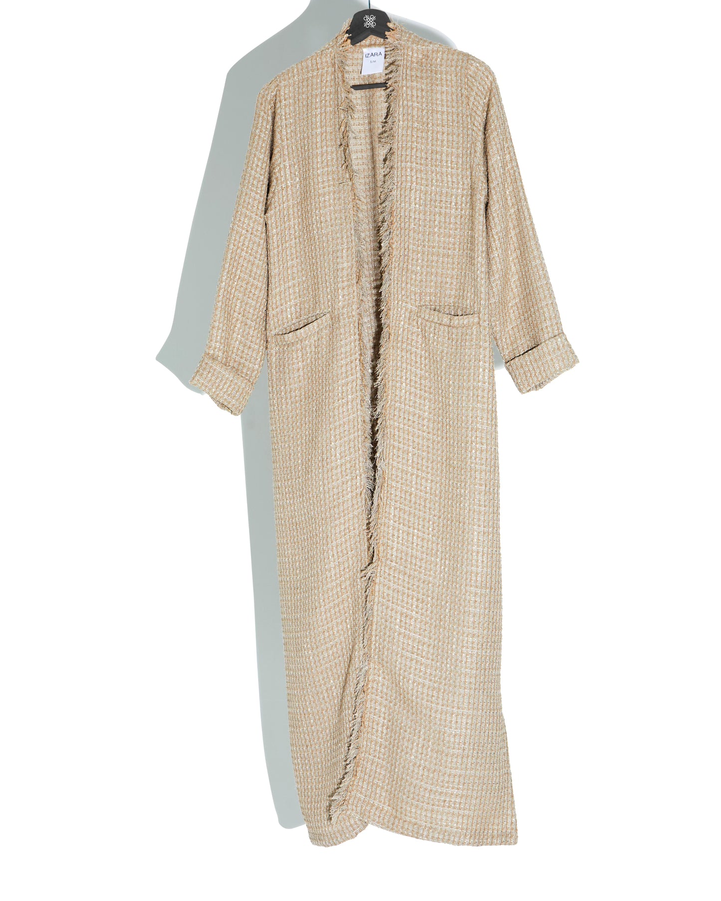 Tweed Abaya (Beige)