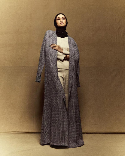 Jordan Tweed Abaya (Blue)