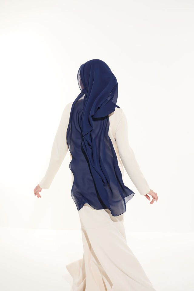 Amara Chiffon (Blue)