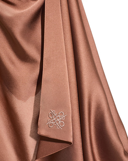 Amara Satin (Brown)